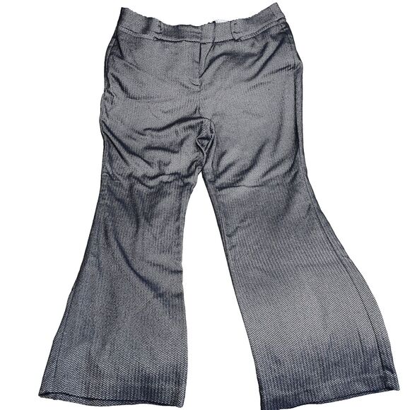 Lane Bryant The Allie Pants Stretch Herringbone Boot Cut 18 Gray - Picture 4 of 15